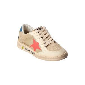 Golden Goose Ball Star Leather & Suede Sneaker, Beige